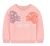 Kenzo Kids Girls Pink Cotton Sweatshirt - 4A